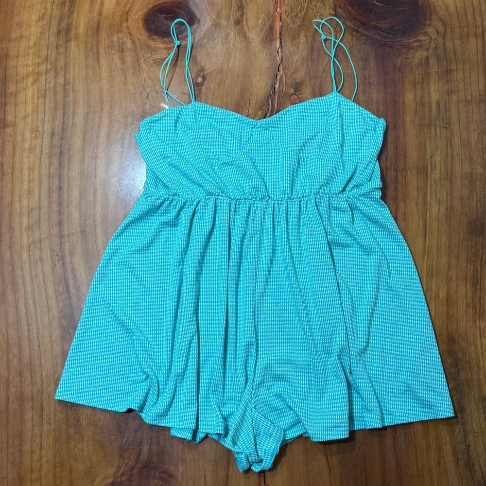 Urban Outfitters Women's Romper 3XL Plus size XXXL Smocked Rayon Polyester N12